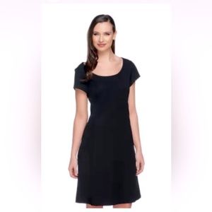 Isaac Mizrahi Live! 24/7 Stretch Short Sleeve Dress NWT SIZE 10 QVC $69.75